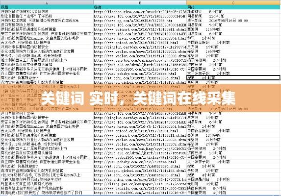 关键词 实时，关键词在线采集 