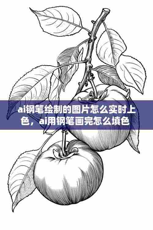 ai钢笔绘制的图片怎么实时上色，ai用钢笔画完怎么填色 