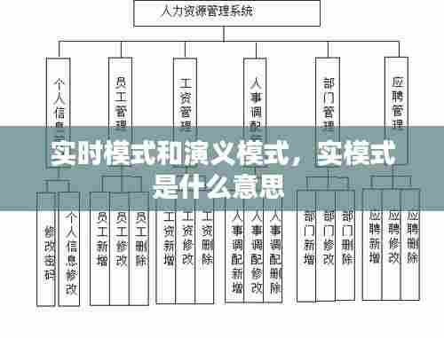 实时模式和演义模式,实模式是什么意思