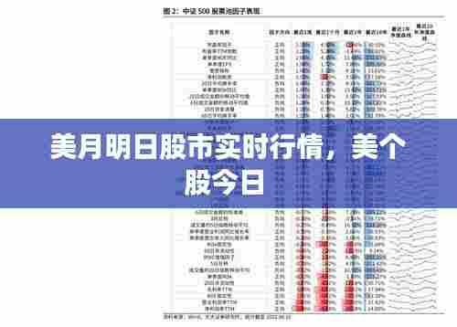 美月明日股市实时行情,美个股今日