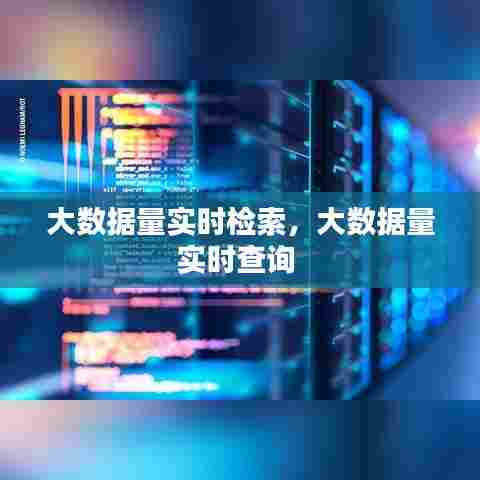 大数据量实时检索，大数据量实时查询 