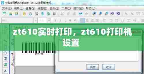 zt610实时打印,zt610打印机设置