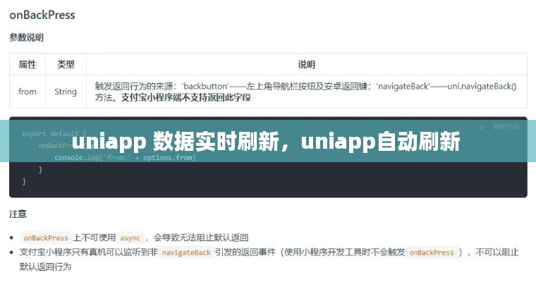 uniapp 数据实时刷新，uniapp自动刷新 
