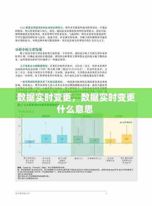 数据实时变更,数据实时变更什么意思