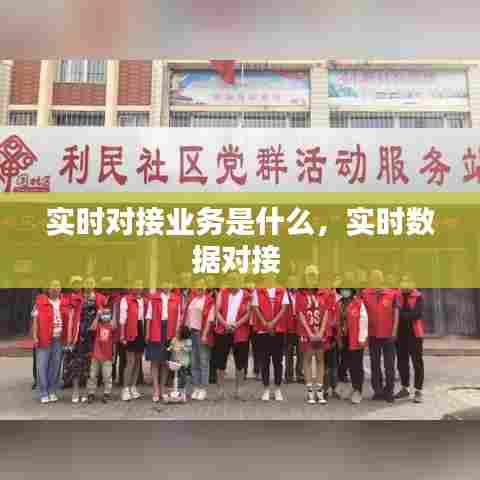 实时对接业务是什么,实时数据对接