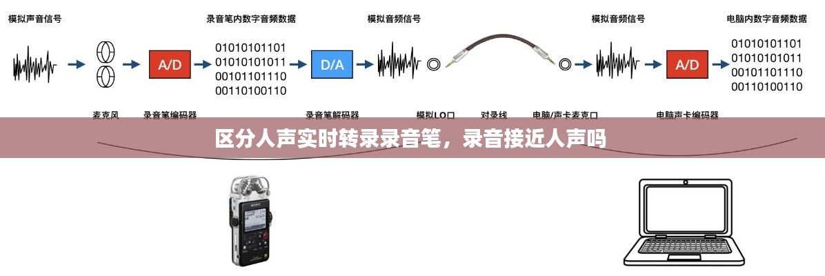 区分人声实时转录录音笔，录音接近人声吗 