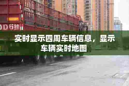 实时显示四周车辆信息，显示车辆实时地图 