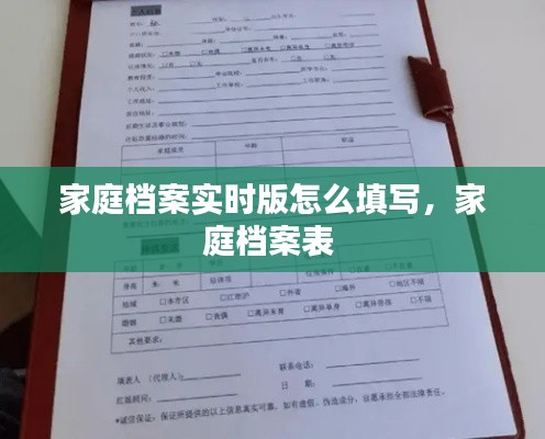 家庭档案实时版怎么填写，家庭档案表 