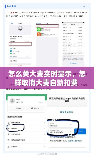 怎么关大麦实时显示,怎样取消大麦自动扣费