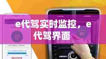 e代驾实时监控，e代驾界面 