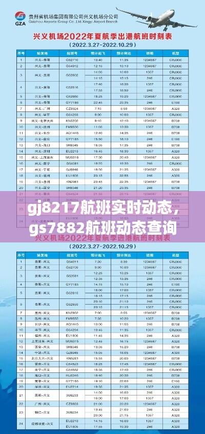 gj8217航班实时动态,gs7882航班动态查询