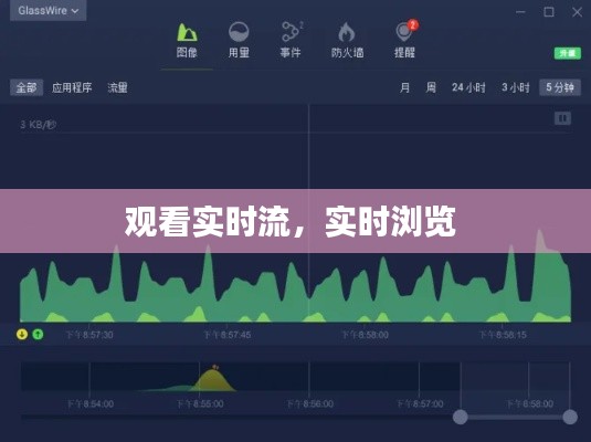 观看实时流，实时浏览 