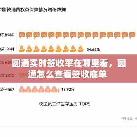 圆通实时签收率在哪里看，圆通怎么查看签收底单 