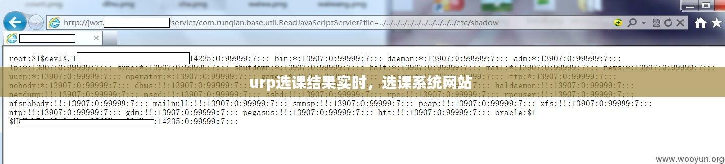urp选课结果实时,选课系统网站