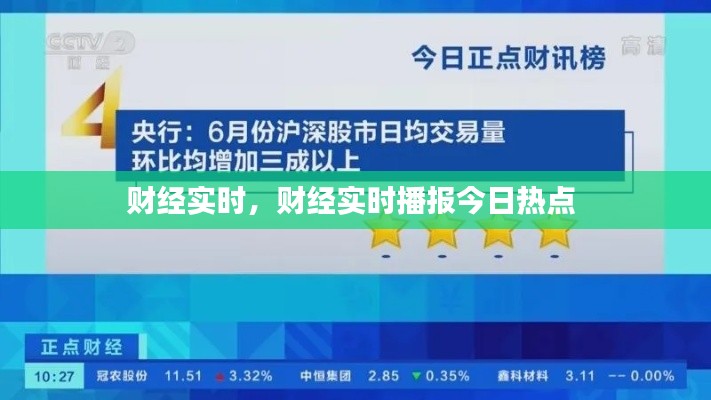 财经实时，财经实时播报今日热点 