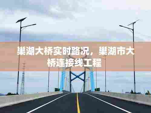 巢湖大桥实时路况，巢湖市大桥连接线工程 
