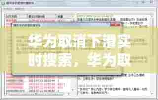 华为取消下滑实时搜索,华为取消下滑搜索设置