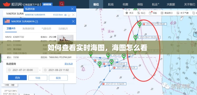 如何查看实时海图,海图怎么看