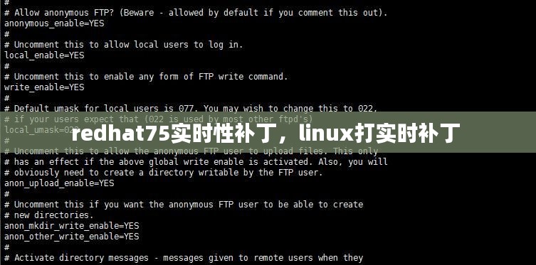 redhat75实时性补丁,linux打实时补丁