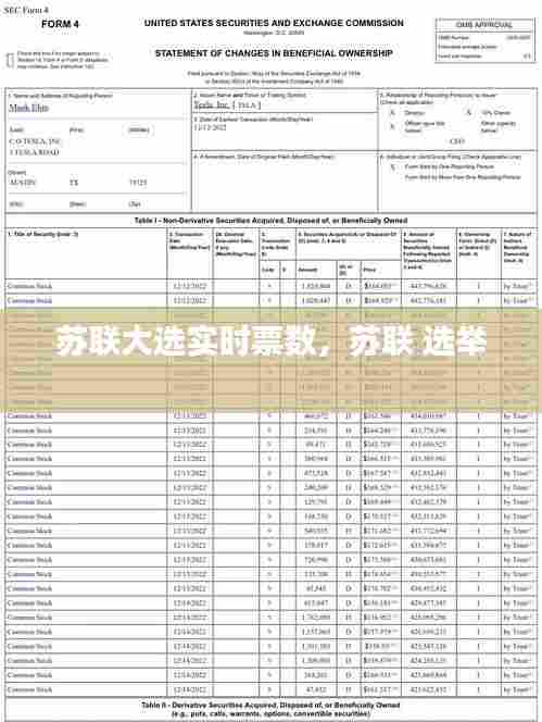 苏联大选实时票数，苏联 选举 
