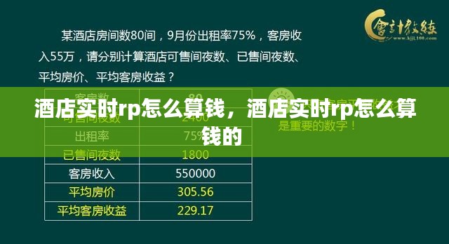 酒店实时rp怎么算钱,酒店实时rp怎么算钱的
