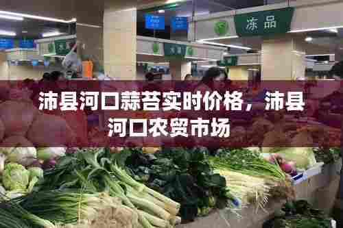 沛县河口蒜苔实时价格，沛县河口农贸市场 