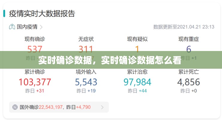 实时确诊数据,实时确诊数据怎么看