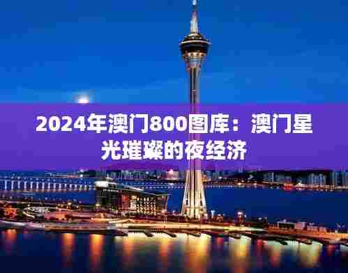 2024年澳门800图库:澳门星光璀璨的夜经济