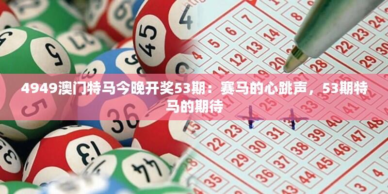 4949澳门特马今晚开奖53期：赛马的心跳声，53期特马的期待