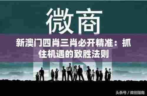 新澳门四肖三肖必开精准：抓住机遇的致胜法则