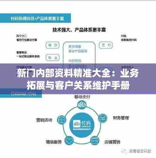新门内部资料精准大全:业务拓展与客户关系维护手册