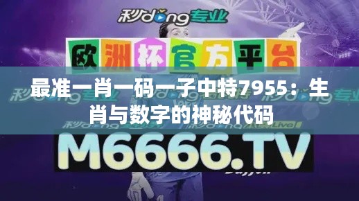 最准一肖一码一子中特7955:生肖与数字的神秘代码