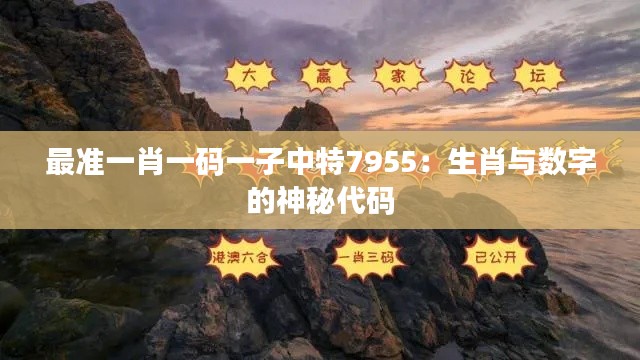 最准一肖一码一子中特7955:生肖与数字的神秘代码