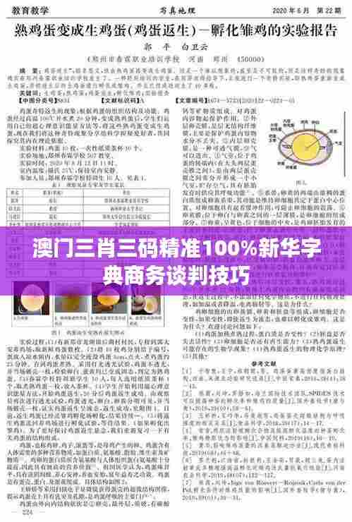 澳门三肖三码精准100%新华字典商务谈判技巧