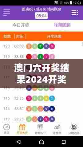 澳门六开奖结果2024开奖今晚：数字的魔法，今晚揭晓