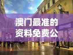 澳门最准的资料免费公开：时尚购物街区大全