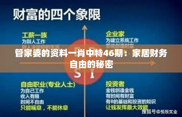 管家婆的资料一肖中特46期：家居财务自由的秘密
