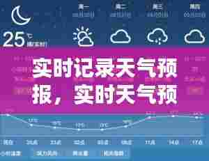 实时记录天气预报,实时天气预告