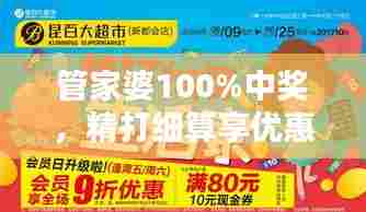 管家婆100%中奖,精打细算享优惠