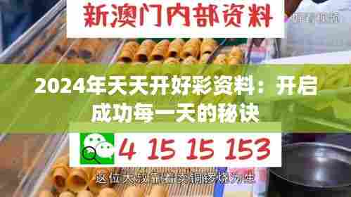 2024年天天开好彩资料:开启成功每一天的秘诀