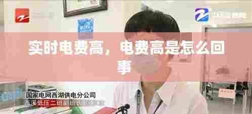 实时电费高，电费高是怎么回事 