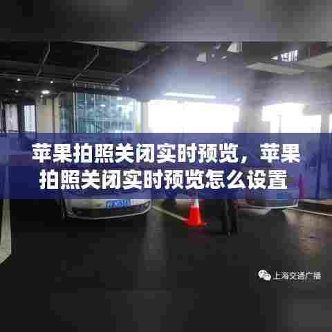 苹果拍照关闭实时预览,苹果拍照关闭实时预览怎么设置