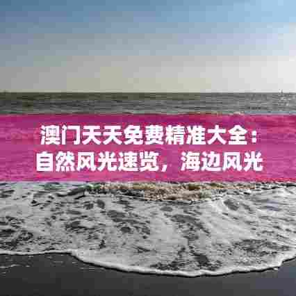 澳门天天免费精准大全：自然风光速览，海边风光指南