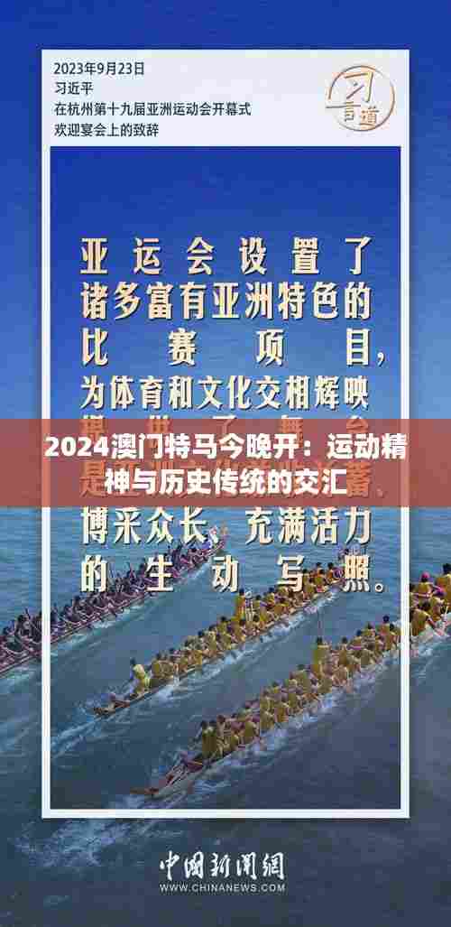 2024澳门特马今晚开:运动精神与历史传统的交汇