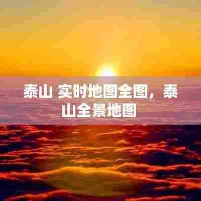 泰山 实时地图全图,泰山全景地图