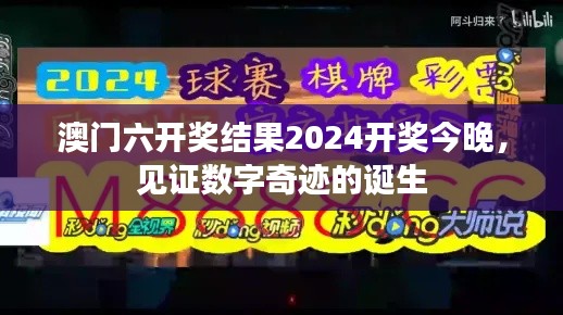 澳门六开奖结果2024开奖今晚，见证数字奇迹的诞生