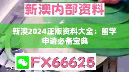 新澳2024正版资料大全：留学申请必备宝典