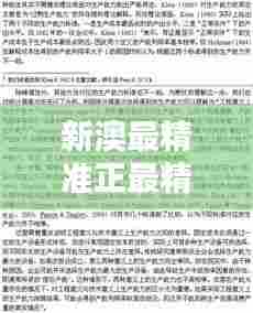 新澳最精准正最精准龙门客栈020期（文献综述）