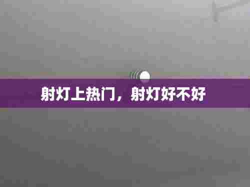 射灯上热门,射灯好不好