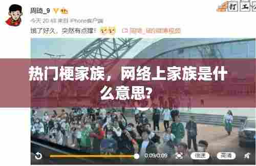 热门梗家族，网络上家族是什么意思? 